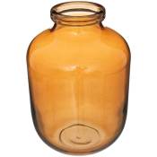 Vase verre ambre H23cm Atmosphera créateur d'intérieur