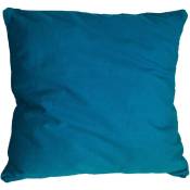 Coussin carré pour dossier de canapé 60 cm - Bleu