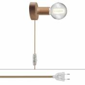 Creative Cables - Lampe Spostaluce en bois | Sans ampoule - Neutre - RN06 - Sans ampoule