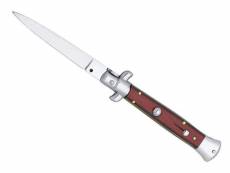 Divers - 1323 - couteau automatique stamina rouge 12cm