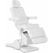 Fauteuil esthétique table de soin fauteuil cosmétique fauteuil de soin 150 kg blanc - Blanc