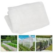Filet Anti Insecte Filet de jardin protection légumes Filet de protection insectes 60 Maille filet 3x10M - Blanc