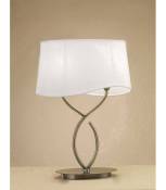 Lampe de Table Ninette 2 Ampoules E14 Large, laiton