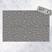 Micasia - Tapis en vinyle - Natural Stone Wallpaper Old Stone Wall - Paysage 2:3 Dimension HxL: 100cm x 150cm