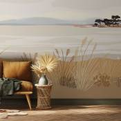 Papier peint panoramique les îles du golfe beige 225x250cm