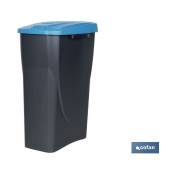 Poubelle bleue pour recycler les matériaux en papier