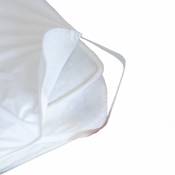 Protège matelas imperméable en coton blanc 90x190