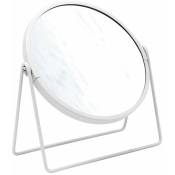 Ridder Miroirs - Miroir cosmétique sur pied, blanc 03009001 - Sapho