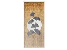 Rideau de porte Bâtonnets de bambou peints, dessin