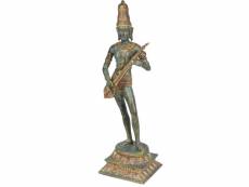 Statuette shiva en polyrésine de couleur bronze vieilli