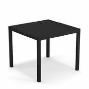 Table carrée Nova / Métal - 90 x 90 cm - Emu noir en métal