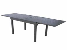 Table rectangulaire extensible piazza 10 personnes graphite hespéride