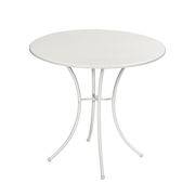 Table ronde Pigalle / Métal - Ø 80 cm - Emu blanc