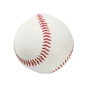 Trade Shop Traesio - N°2 Balles De Baseball En Cuir Surpiqué Paire De Balles Réglementaires