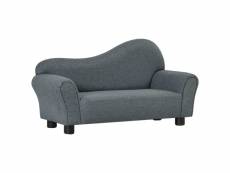 Canapé pour enfants canapé fixe | canapé scandinave sofa gris tissu meuble pro frco97005