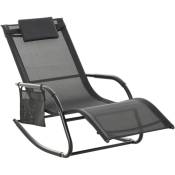 Chaise longue à bascule - rocking chair ergonomique