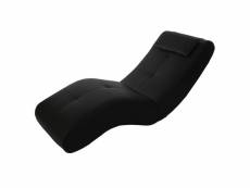 Chaise longue fauteuil lounge livorno ii, similicuir
