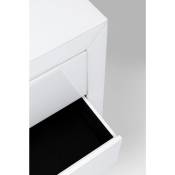 Commode Luxury Push 3 tiroirs blanche Kare Design