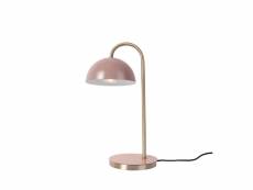 Dome - lampe à poser champignon en métal - couleur - rose pastel LM1944PI