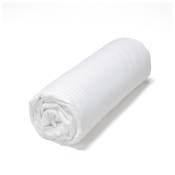Drap plat coton blanc 270 x 310 cm