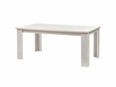 Galaad - table rectangulaire 180cm effet chêne blanchi
