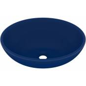 Helloshop26 - Lavabo vasque ovale de luxe mat 40x33