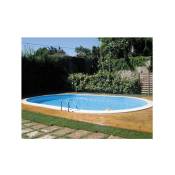 Kit piscine Star Pool ovale avec filtre à sable - hauteur 1,50 m - Dimensions piscine: 6,00 x 3,20 x 1,50 m