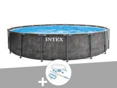 Kit piscine tubulaire Intex Baltik ronde 5,49 x 1,22 m + Kit d'entretien