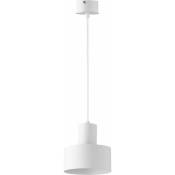 Licht-erlebnisse - Lampe à suspendre Blanc ø 15 cm Métal E27 Lampe à suspendre - Blanc