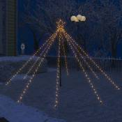 Lumières d'arbre de Noël Intérieur/Extérieur 400 led 2,5 m