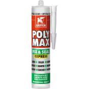 Mastic colle et d'étanchéité Poly Max Fix & Seal Express - Griffon