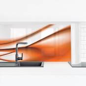 Micasia - Crédence adhésive - Orange Touch Dimension HxL: 40cm x 140cm Matériel: Smart
