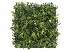 Mur végétal artificiel oxalis - 1m x 1m - exelgreen