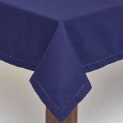 Nappe Bleu Marine 100% coton 138 x 138 cm