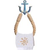 Nautical Anchor Porte-papier hygiénique Anneau porte-serviettes