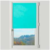 Rideau brise bise - 60 x 120 cm - Lisa - Différents coloris Turquoise - Turquoise