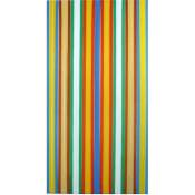 Rideau de porte Antilles en polyéthylène - 90x200 cm - multicolore
