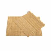 Set de table Bamboo / Set de 2 - Hay beige en bois
