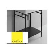 Structure metal pour cento 60 noir mat Cristina Ondyna