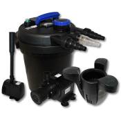 Sunsun - Kit de filtration à pression bio 6000l Stérilisateur Pompe de bassin Pompe de fontaine Ecumeur