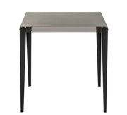 Table carrée Nizza / 75 x 75 cm - Diesel with Moroso noir en métal