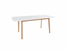 Table extensible helga 120 - 160cm blanche