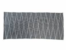 Tapis d'extérieur rectangle 200 x 90 cm motif losanges - jardideco