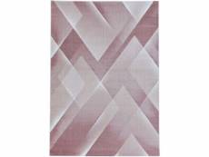 Trend - tapis à motifs géométriques - rose 080 x 150 cm COSTA801503522PINK