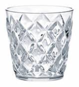 Verre à whisky Crystal / H 9 cm - Plastique - Koziol transparent en plastique