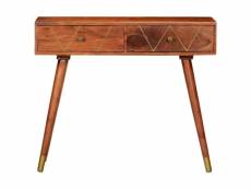Vidaxl table console 90x35x76 cm bois d'acacia massif