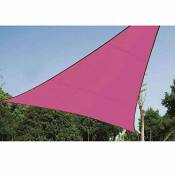 Voile d'ombrage triangle 3,6 m rose