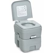 Wc Chimique Portable Toilette Seche - 20L en hdpe Camping,Caravane