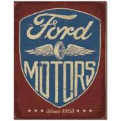 Décoration métallique Rectangulaire Ford Motors 40.5