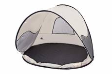 DERYAN Tente de plage - Pop Up - Cream - Mise en place en 2 secondes - Protège votre enfant du soleil et des insectes - Avec sac de transport